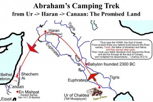 map-of-abrahams-trek